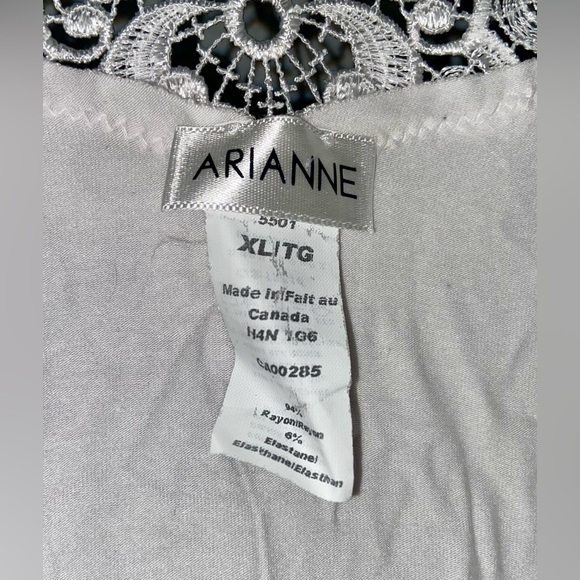 Arianne Lace Reversible Cami White Lace Top XL Y2K - Picture 2 of 5